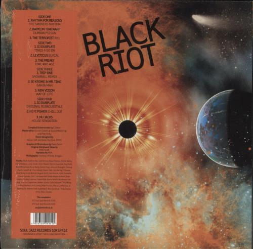 Various-Drum & Bass Jungle Black Riot - Early Jungle, Rave And Hardcore 2-LP vinyl record set (Double LP Album) UK V-C2LBL846642