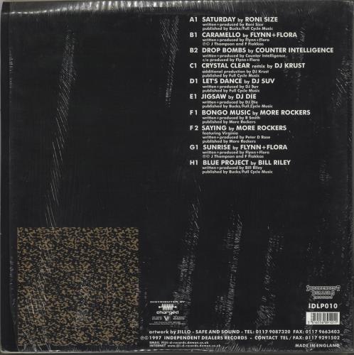 Various-Drum & Bass Jungle Versatility Compilation 4-LP vinyl album record set UK V-C4LVE711215