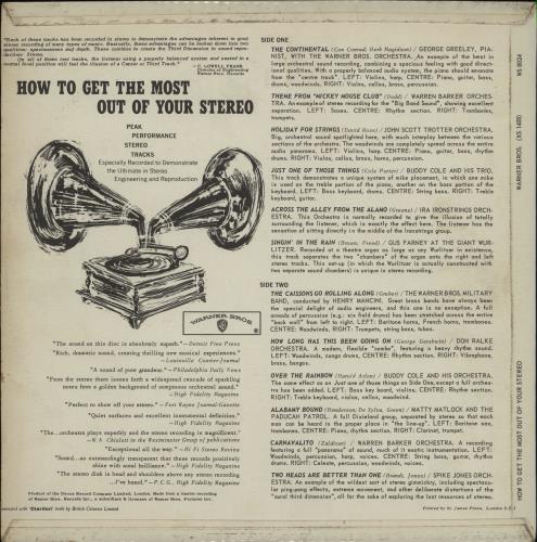 Various-Easy Listening How To Get The Most Out Of Your Stereo vinyl LP album (LP record) UK VLELPHO751906