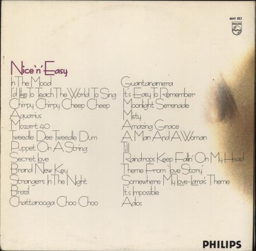 Various-Easy Listening Nice 'n' Easy 2-LP vinyl record set (Double LP Album) UK VLE2LNI557699