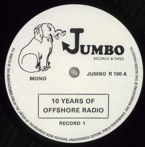 Various-Film, Radio, Theatre & TV 10 Years Of Offshore Radio 2-LP vinyl record set (Double LP Album) UK FVA2LYE499540