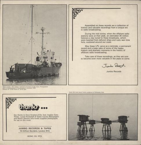 Various-Film, Radio, Theatre & TV 10 Years Of Offshore Radio 2-LP vinyl record set (Double LP Album) UK FVA2LYE499540