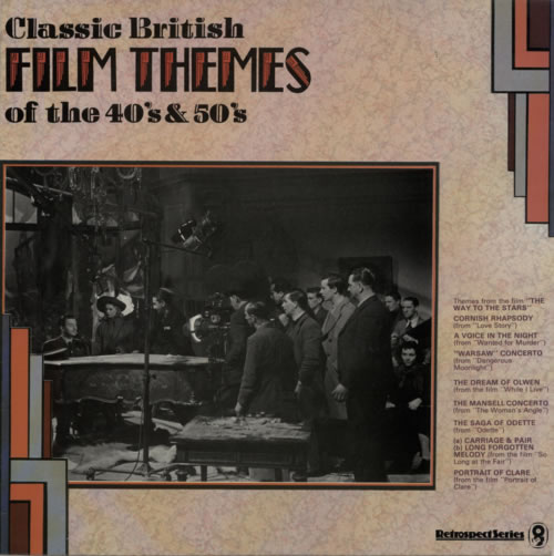 Various-Film, Radio, Theatre & TV Classic British Film Themes Of The 40's & 50's vinyl LP album (LP record) UK FVALPCL623620