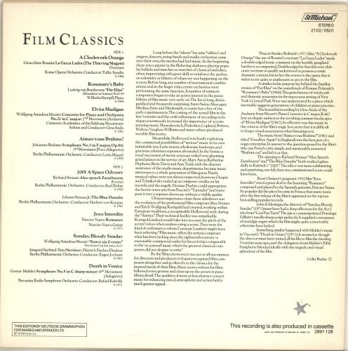 Various-Film, Radio, Theatre & TV Film Classics vinyl LP album (LP record) UK FVALPFI693712