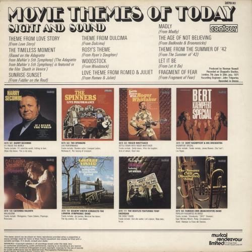 Various-Film, Radio, Theatre & TV Movie Themes Of Today vinyl LP album (LP record) UK FVALPMO864223