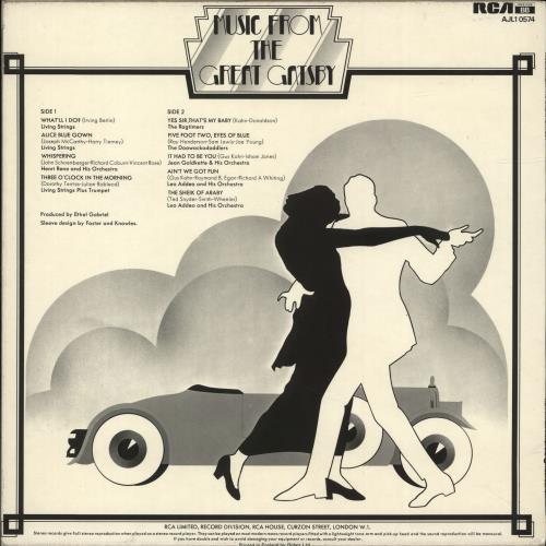Various-Film, Radio, Theatre & TV Music From The Great Gatsby vinyl LP album (LP record) UK FVALPMU701555