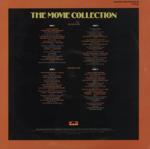 Various-Film, Radio, Theatre & TV The Movie Collection 2-LP vinyl record set (Double LP Album) UK FVA2LTH864181