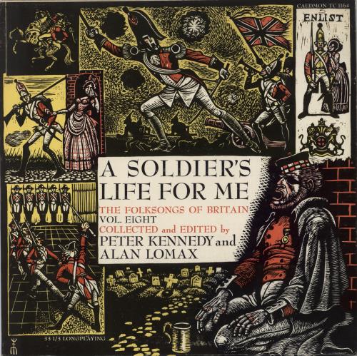 Various-Folk A Soldier's Life For Me vinyl LP album (LP record) US V-FLPAS797555