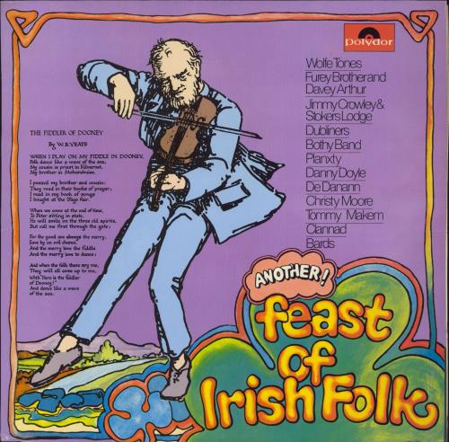Various-Folk Another Feast Of Irish Folk vinyl LP album (LP record) Irish V-FLPAN793949