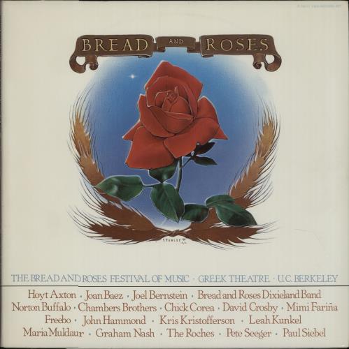 Various-Folk Bread & Roses Festival Of Music vinyl LP album (LP record) US V-FLPBR673781