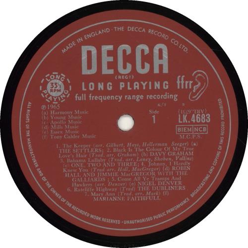 Various-Folk Folk Now vinyl LP album (LP record) UK V-FLPFO696883