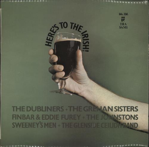Various-Folk Here's To The Irish vinyl LP album (LP record) UK V-FLPHE691985