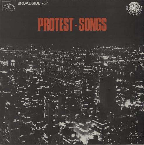 Various-Folk Protest-Songs vinyl LP album (LP record) French V-FLPPR664823