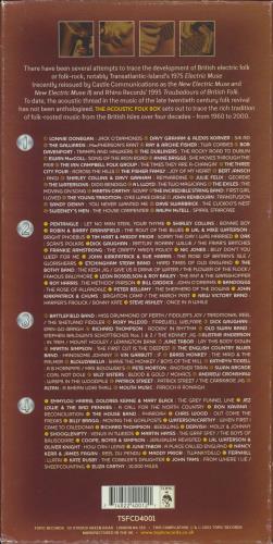 Various-Folk The Acoustic Folk Box CD Album Box Set UK V-FDXTH790857