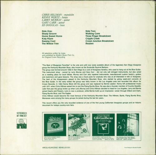 Various-Folk The Best Of Bluegrass Favorites vinyl LP album (LP record) Dutch V-FLPTH793871