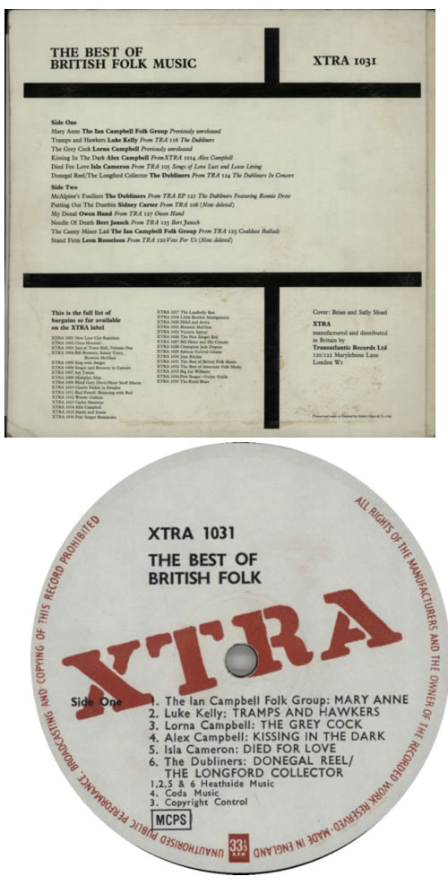 Various-Folk The Best Of British Folk Music vinyl LP album (LP record) UK V-FLPTH586294