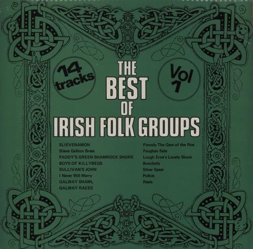 Various-Folk The Best Of Irish Folk Groups Vol. 1 vinyl LP album (LP record) Irish V-FLPTH759337