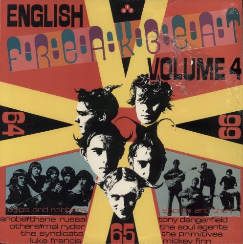 Various-Garage Psych English Freakbeat Volume 4 vinyl LP album (LP record) US 7I7LPEN875944