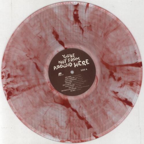 Various-Garage Psych You're Not From Around Here - Red Clear Swirl 'Blood Drop' Vinyl vinyl LP album (LP record) US 7I7LPYO858189