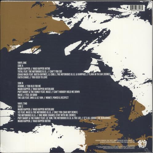 Various-Hip Hop & Rap Bad Boy Greatest Hits Volume 1 - Black & White Vinyl - Sealed 2-LP vinyl record set (Double LP Album) UK VB62LBA868215