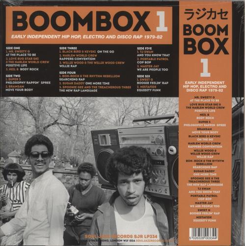 Various-Hip Hop & Rap Boombox 1 [Early Independent Hip Hop, Electro And Disco Rap 1979-82] - Sealed 3-LP vinyl record set (Triple LP Album) UK VB63LBO880261