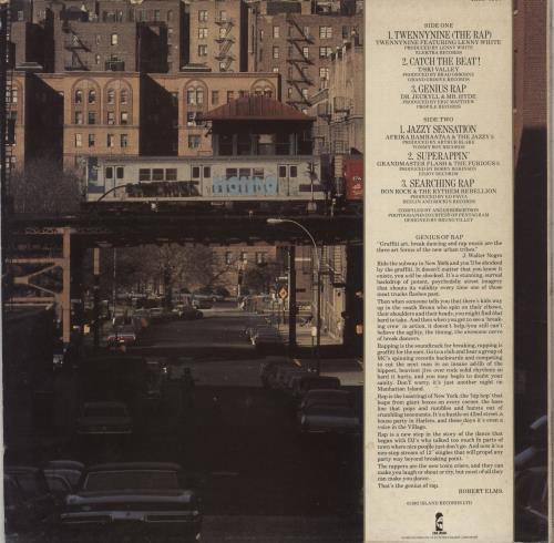 Various-Hip Hop & Rap Genius Of Rap vinyl LP album (LP record) UK VB6LPGE853486