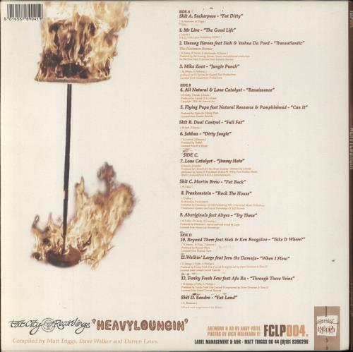 Various-Hip Hop & Rap 'Heavy Loungin' vinyl LP album (LP record) UK VB6LPHE795847
