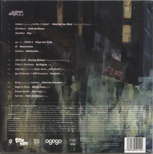 Various-Hip Hop & Rap Oonops Drops Vol. 2 vinyl LP album (LP record) German VB6LPOO859386