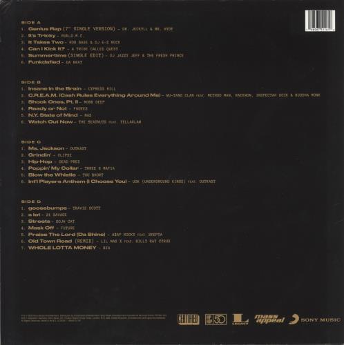 Various-Hip Hop & Rap Raised By Rap: 50 Years Of Hip Hop 2-LP vinyl record set (Double LP Album) UK VB62LRA882179