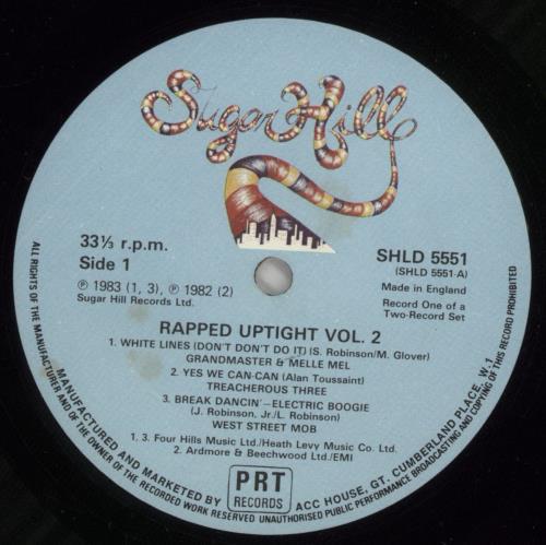 Various-Hip Hop & Rap Rapped Uptight Vol.2 2-LP vinyl record set (Double LP Album) UK VB62LRA874205