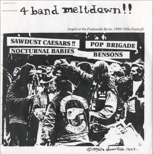Various-Indie 4 Band Meltdown 7" vinyl single (7 inch record / 45) UK I-V07BA419459