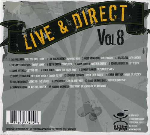 Various-Indie Live & Direct: Volume 8 - Sealed CD album (CDLP) US I-VCDLI554318
