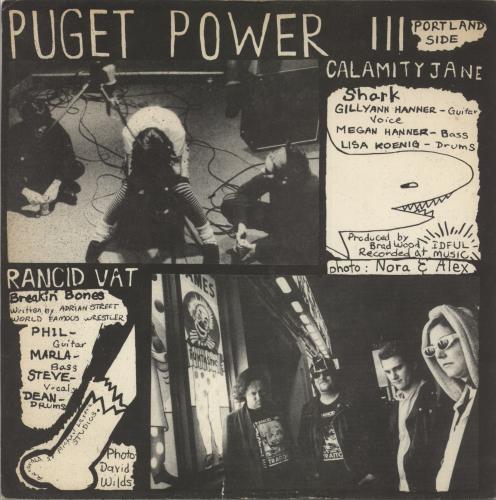 Various-Indie Puget Power III 7" vinyl single (7 inch record / 45) US I-V07PU871086