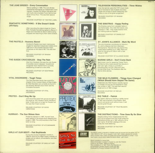 Various-Indie Seeds I:Pop vinyl LP album (LP record) UK I-VLPSE542637