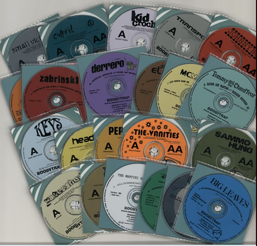 Various-Indie Set of 23 Boobytrap Records Single Samplers CD single (CD5 / 5") UK I-VC5SE568909