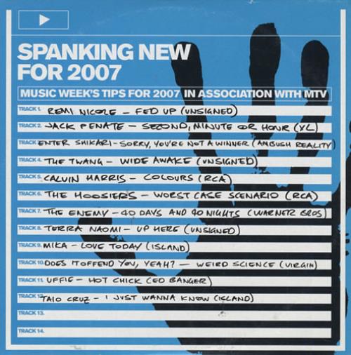 Various-Indie Spanking New For 2007 CD single (CD5 / 5") UK I-VC5SP431898