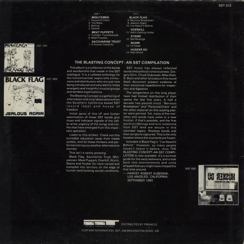Various-Indie The Blasting Concept vinyl LP album (LP record) UK I-VLPTH756744
