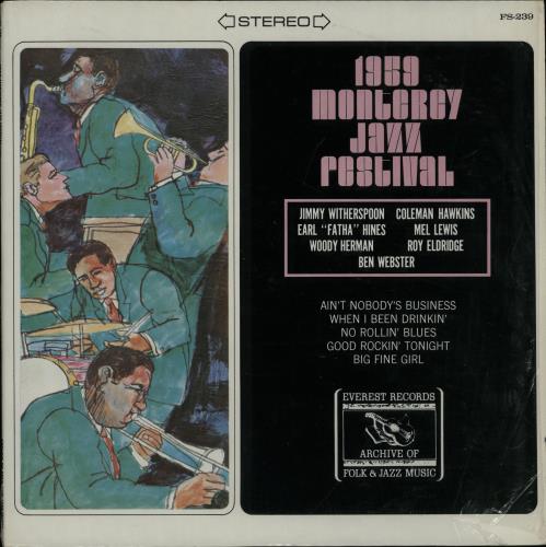 Various-Jazz 1959 Monterey Jazz Festival vinyl LP album (LP record) US V-JLPMO646510