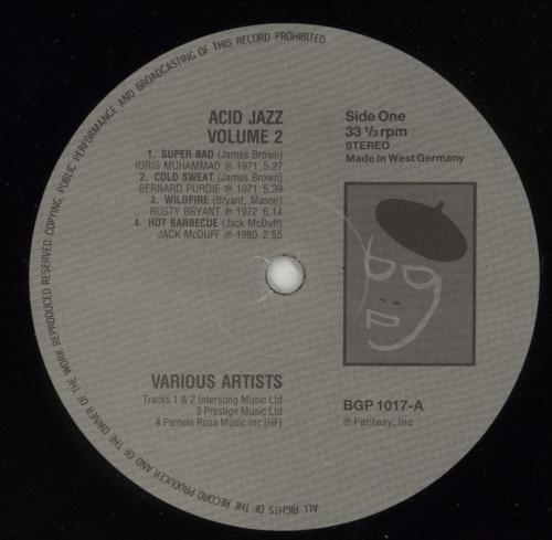 Various-Jazz Acid Jazz Volume 2 vinyl LP album (LP record) UK V-JLPAC653733