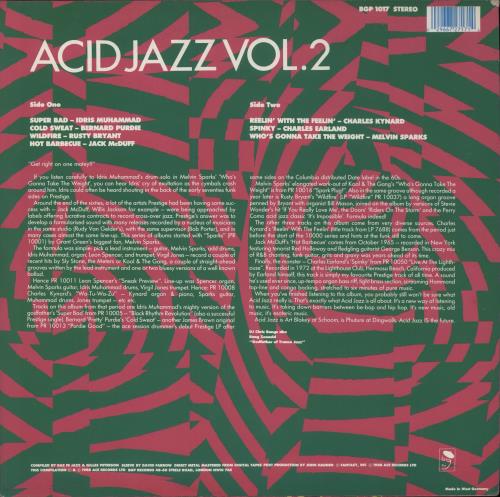 Various-Jazz Acid Jazz Volume 2 vinyl LP album (LP record) UK V-JLPAC653733