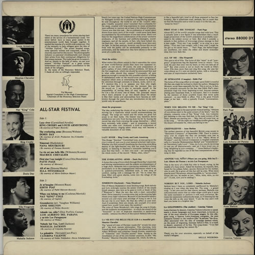 Various-Jazz All-Star Festival vinyl LP album (LP record) UK V-JLPAL640898