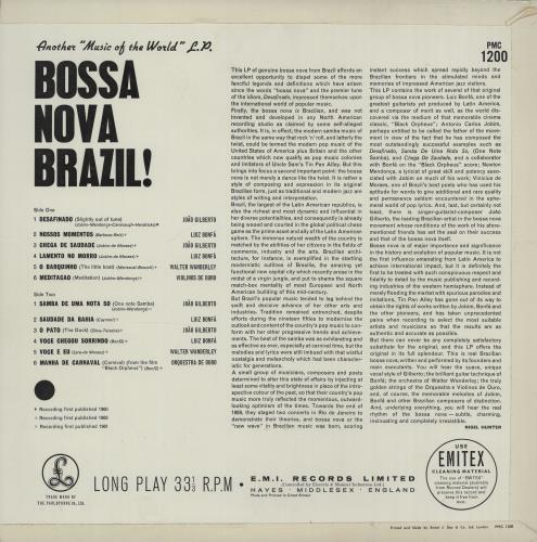 Various-Jazz Bossa Nova Brazil! vinyl LP album (LP record) UK V-JLPBO649934