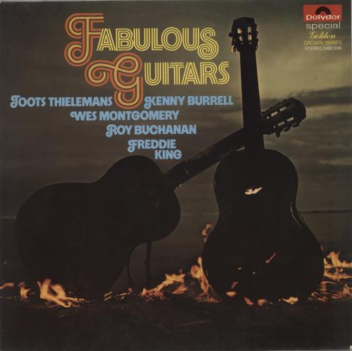 Various-Jazz Fabulous Guitars vinyl LP album (LP record) Belgian V-JLPFA875050