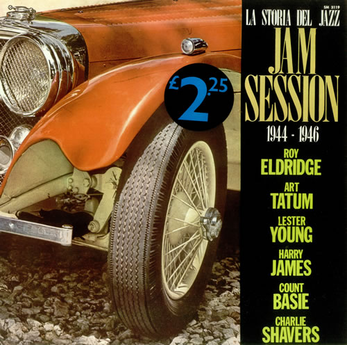 Various-Jazz History Of Jazz Jam Session 1944 - 1946 vinyl LP album (LP record) Italian V-JLPHI449259