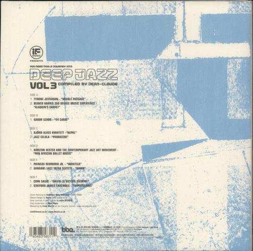 Various-Jazz If Music Presents: You Need This - A Journey Into Deep Jazz Vol 3 3-LP vinyl record set (Triple LP Album) UK V-J3LIF881919