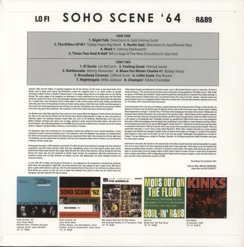Various-Jazz Soho Scene '64 Jazz Goes Mod vinyl LP album (LP record) UK V-JLPSO866186