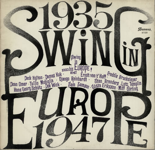 Various-Jazz Swing In Europe vinyl LP album (LP record) German V-JLPSW584079