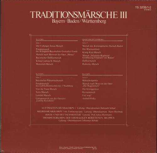Various-Military Bands Traditionsm�rsche III 2-LP vinyl record set (Double LP Album) German VRB2LTR690938