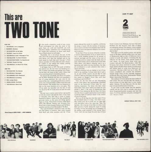 Various-Mod & 2-Tone This Are Two Tone - Pink Sleeve - EX vinyl LP album (LP record) UK MVALPTH876131