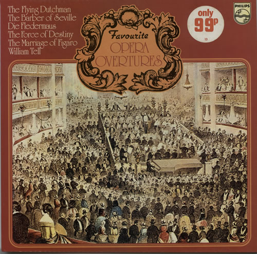 Various-Opera Favourite Opera Overtures vinyl LP album (LP record) UK VC8LPFA641916